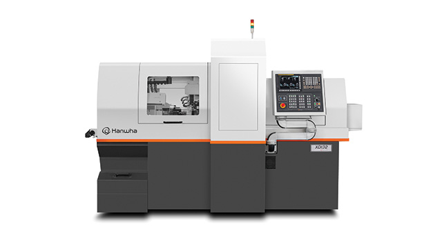 Hanwha XDI 32 sliding head CNC lathe